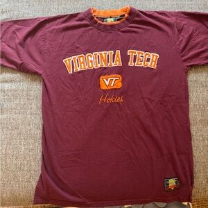 Virginia Tech Hokies Embroidered Maroon T-Shirt - XL vintage